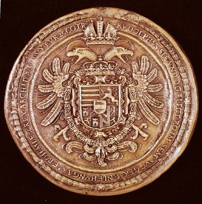 Seal of Emperor Rudolf II, 1603 by Austrian School